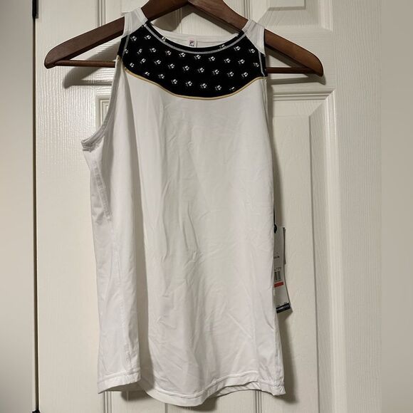 FILA Full Coverage Tank Size X-Small White - Picture 1 of 5